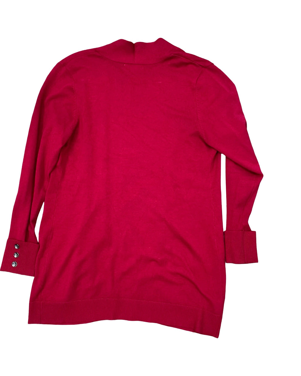 Sweater Cardigan By Peyton Primrose In Red, Size:S
