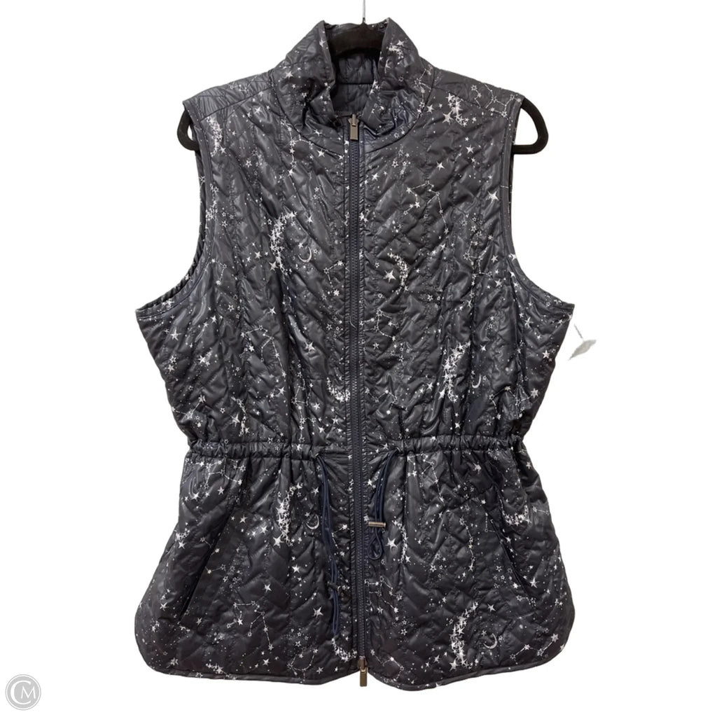 Vest Puffer & Quilted By Clothes Mentor In Navy, Size: L