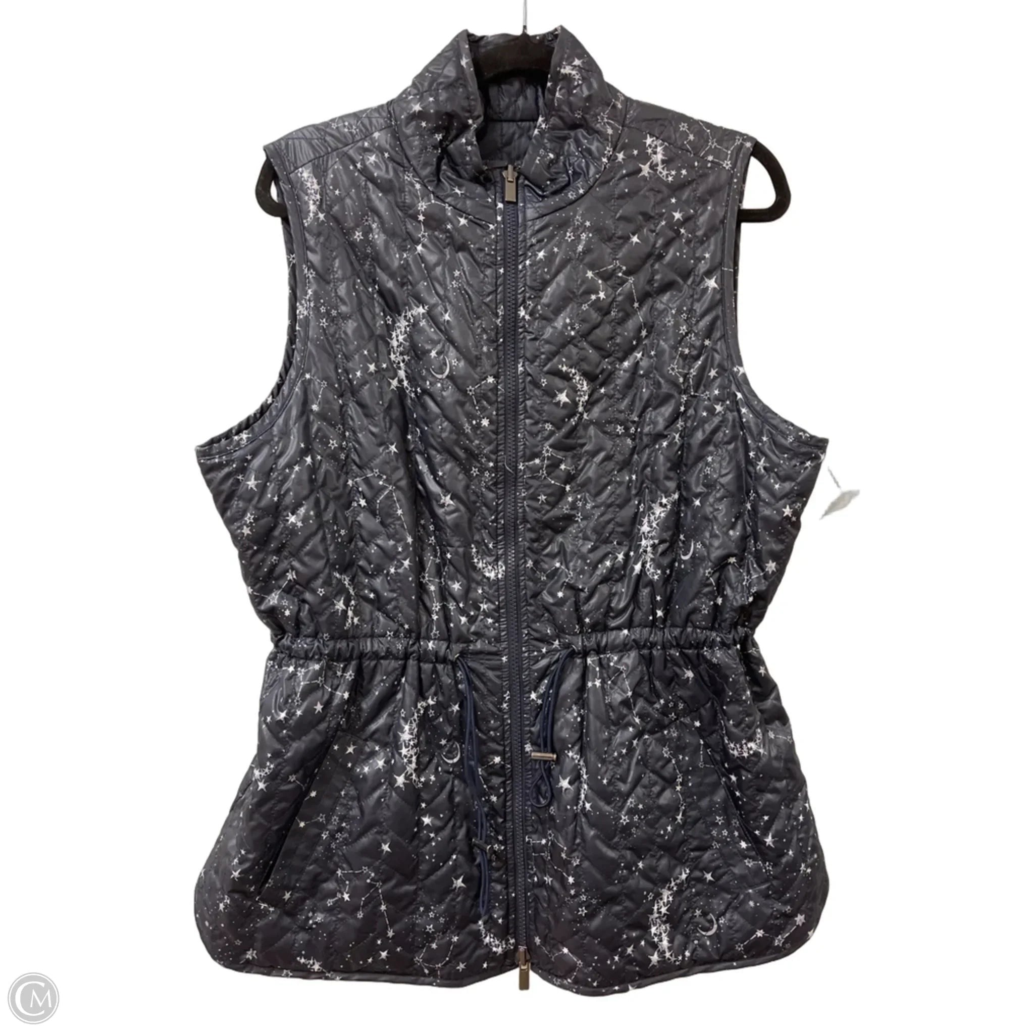 Vest Puffer & Quilted By Clothes Mentor In Navy, Size: L