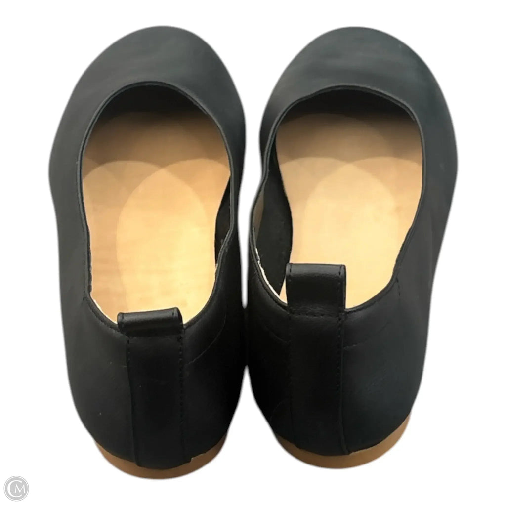 Shoes Flats By Quince In Black, Size: 10