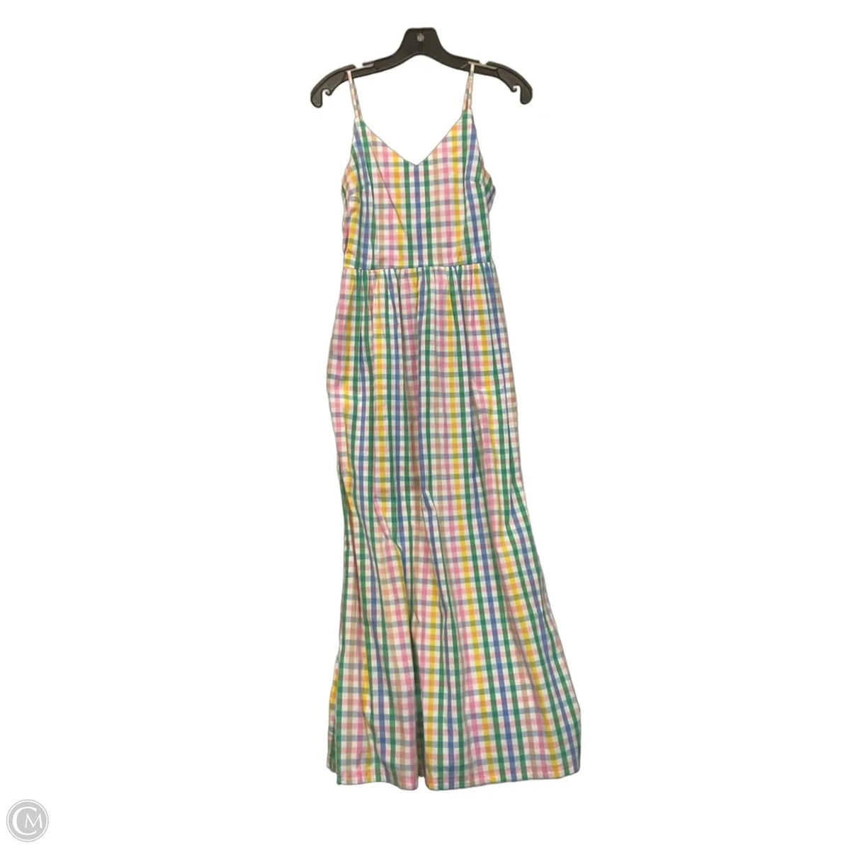 Dress Casual Maxi By J. Crew In Plaid Pattern, Size: 2