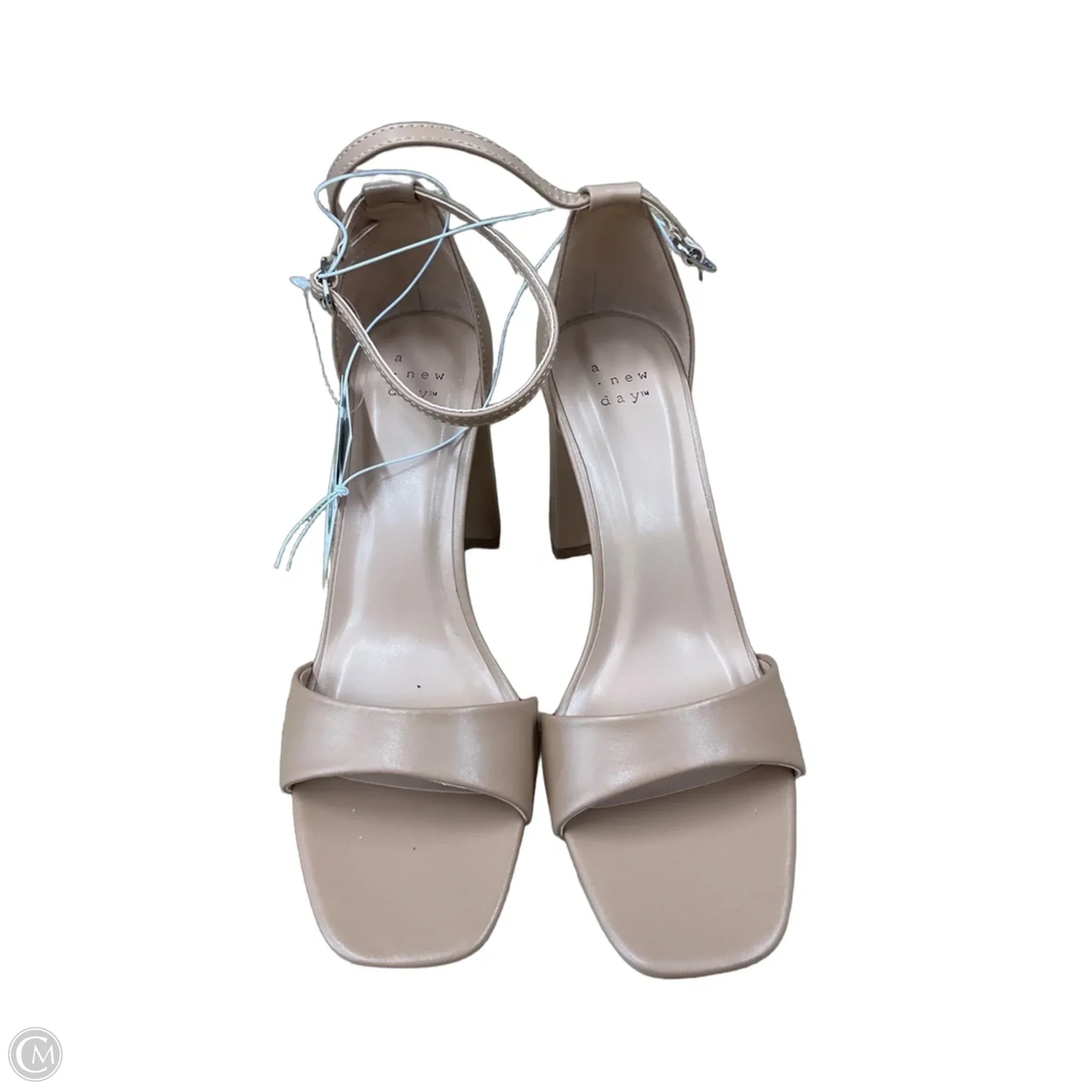 Shoes Heels Platform By A New Day In Tan, Size: 9