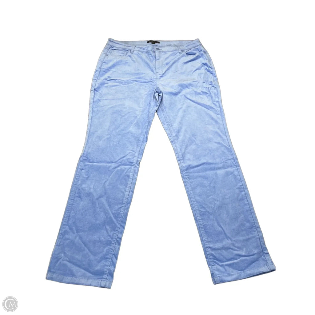 Pants Corduroy By Boston Proper In Blue, Size: 2x