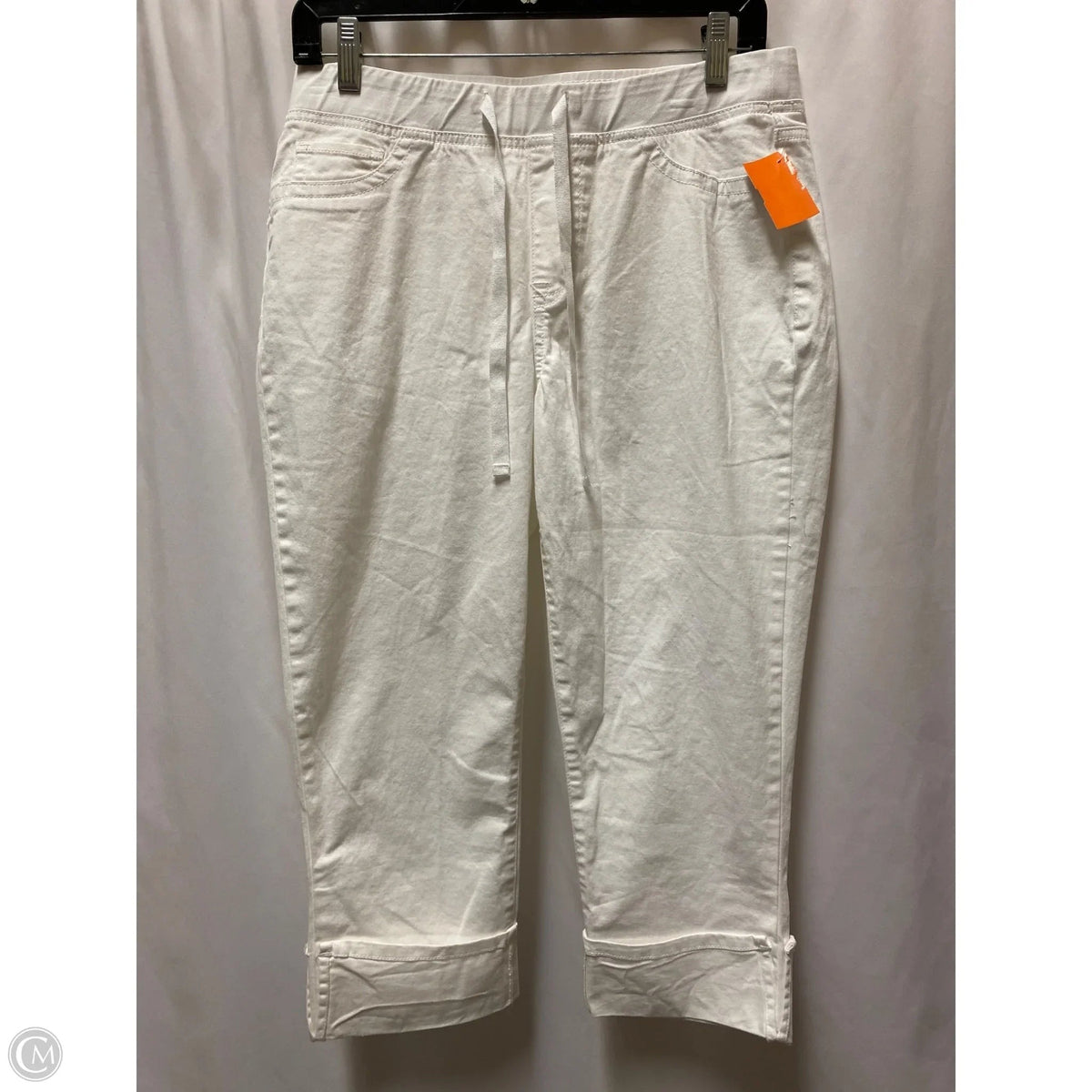 Capris By Just Be In White, Size: S