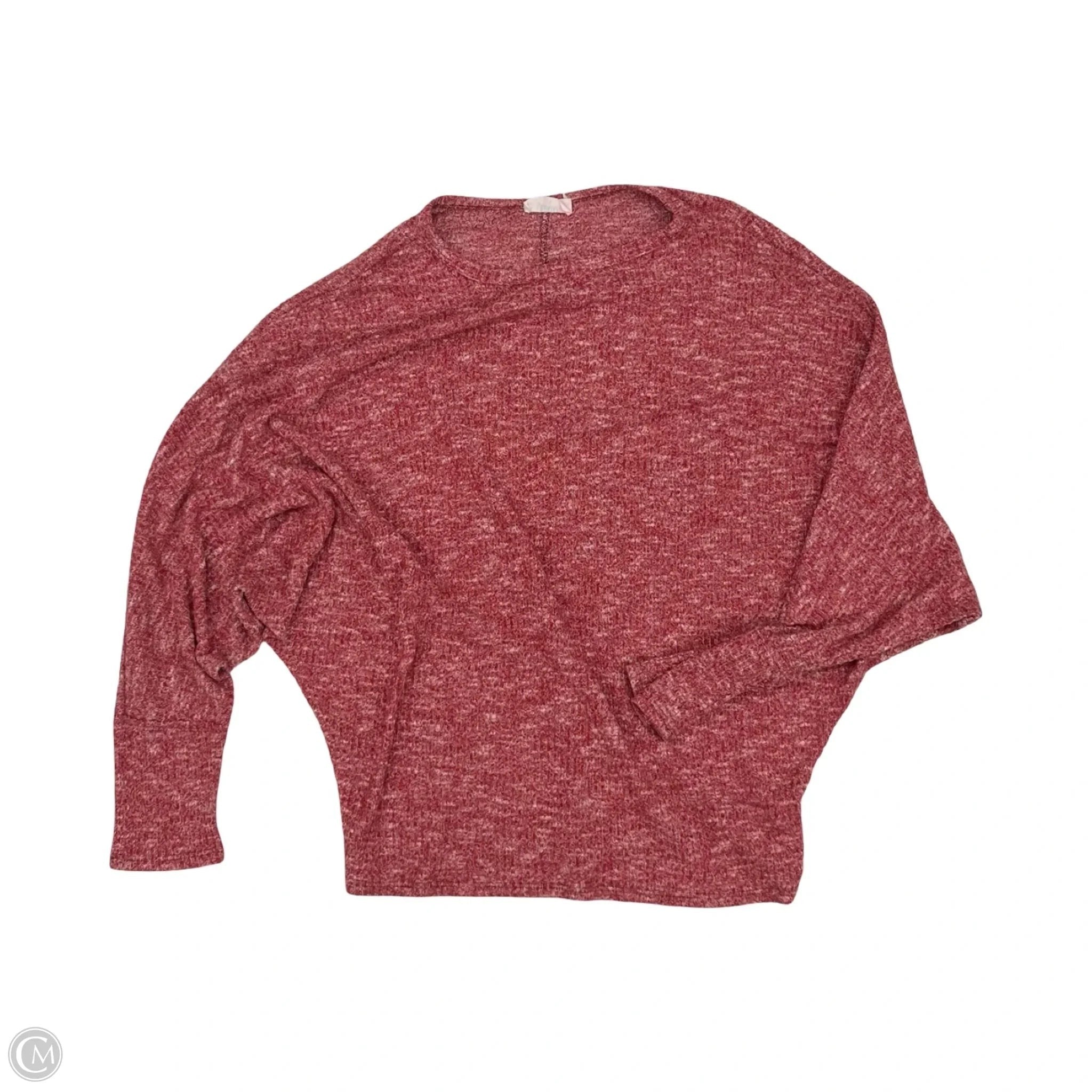 Top Long Sleeve By Talulah In Red, Size: L