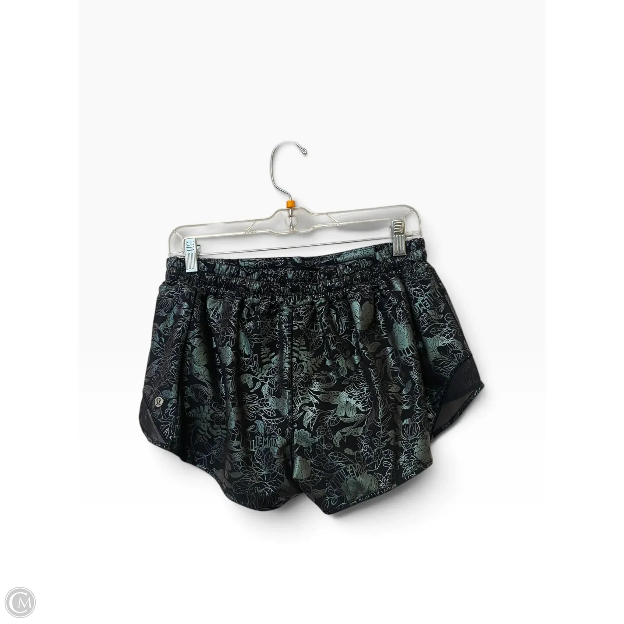 Athletic Shorts By Lululemon In Floral Print, Size: 10