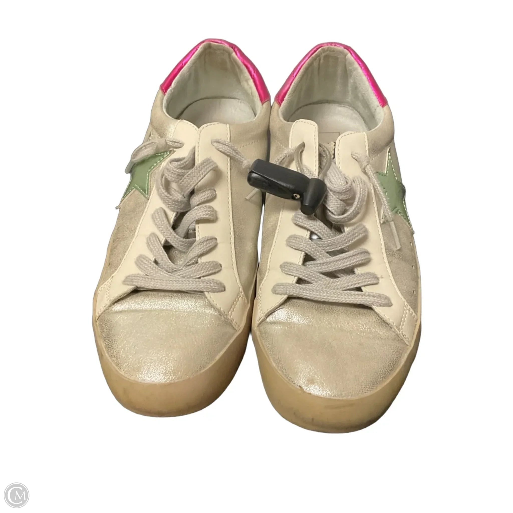 Shoes Sneakers By Shu Shop In Green & Silver, Size: 9