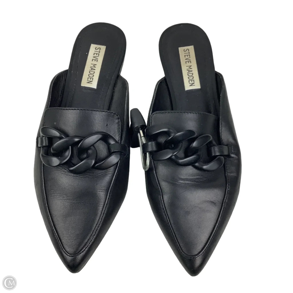 Shoes Flats By Steve Madden In Black, Size: 7.5