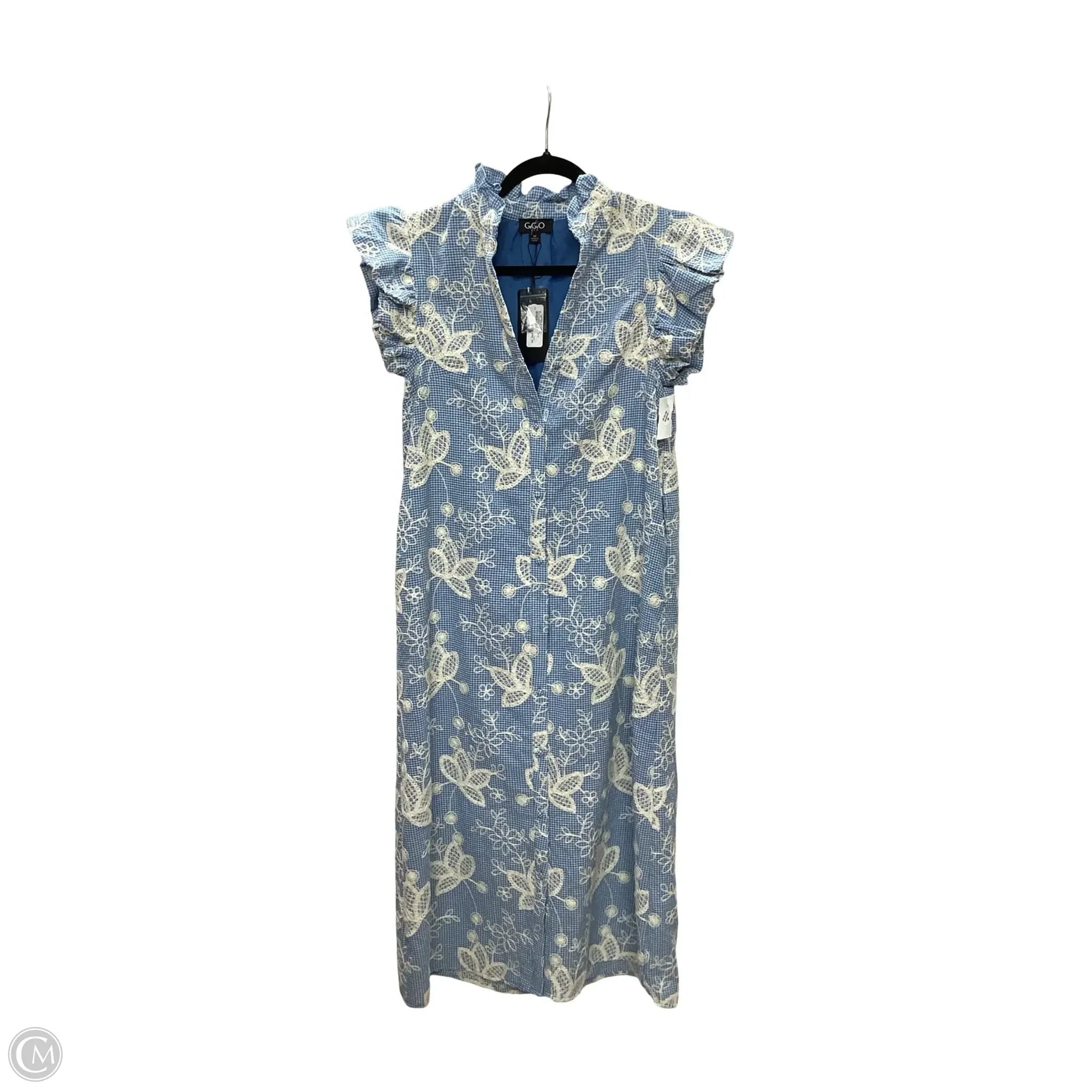 Dress Casual Maxi By Gigio In Blue, Size: M
