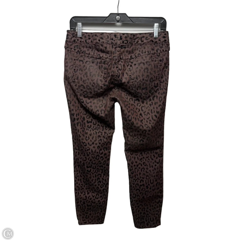 Jeans Skinny By Free People In Animal Print, Size: 4/27