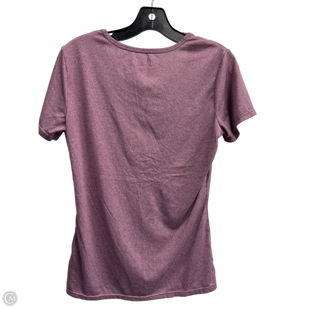 Athletic Top Short Sleeve By 32 Degrees In Purple, Size: M