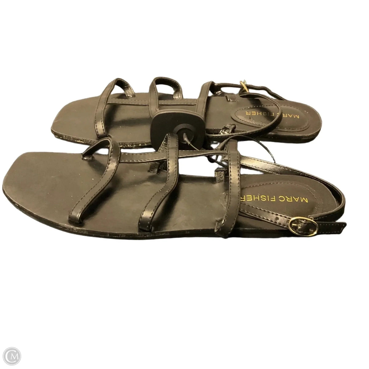 Sandals Flats By Marc Fisher In Black, Size: 7.5