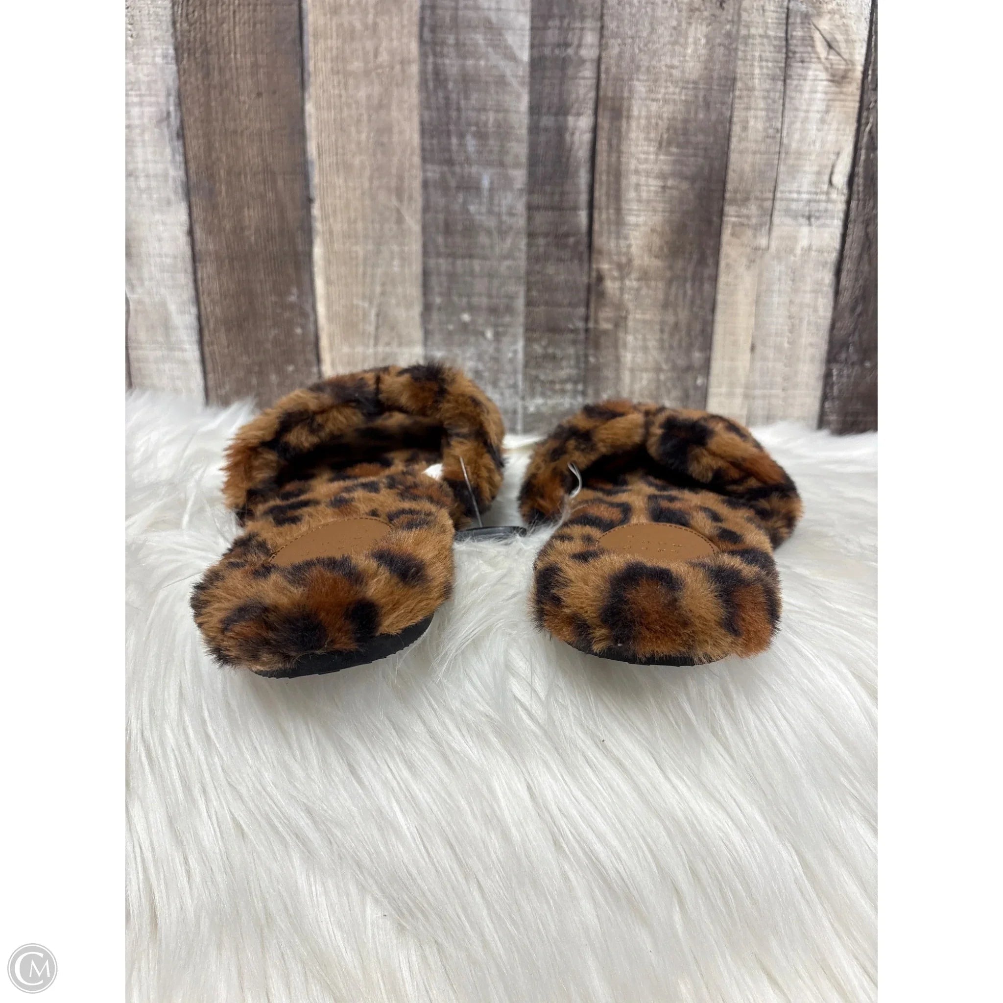 Slippers By A New Day In Animal Print, Size: 8