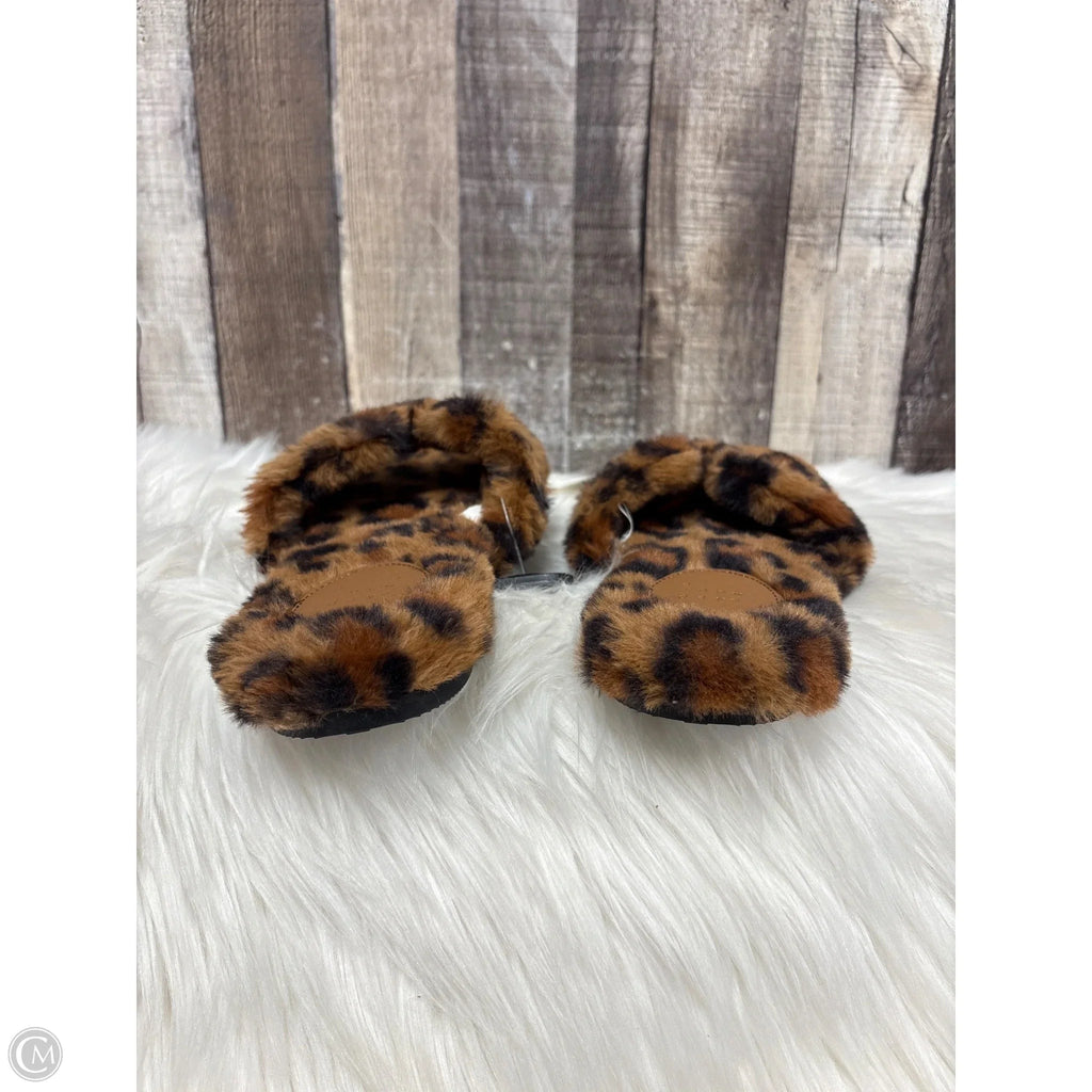 Slippers By A New Day In Animal Print, Size: 8