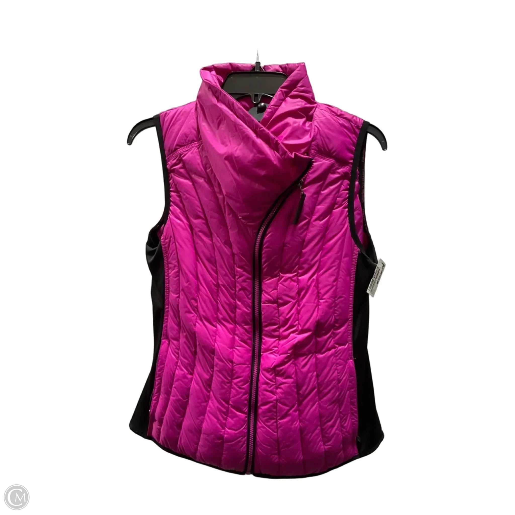Vest Puffer & Quilted By Calvin Klein In Pink, Size: M