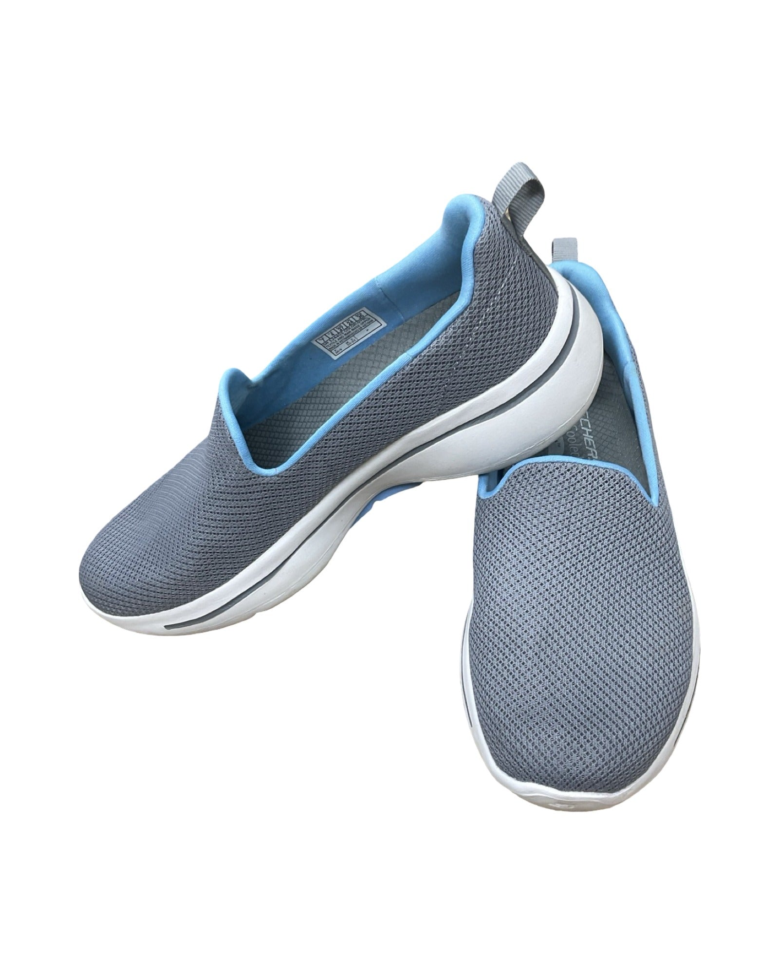Shoes Athletic By Skechers In Grey, Size:7