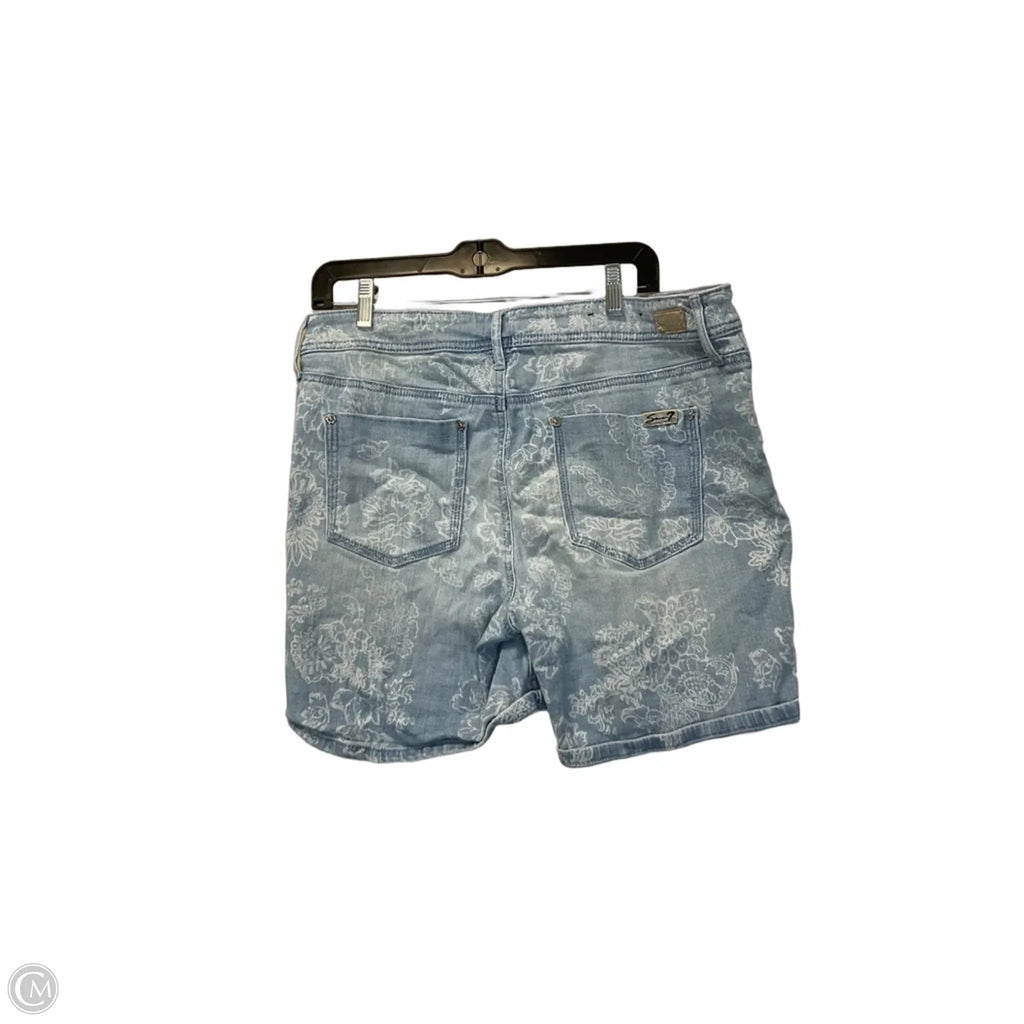 Shorts By Seven 7 In Blue Denim, Size: 14