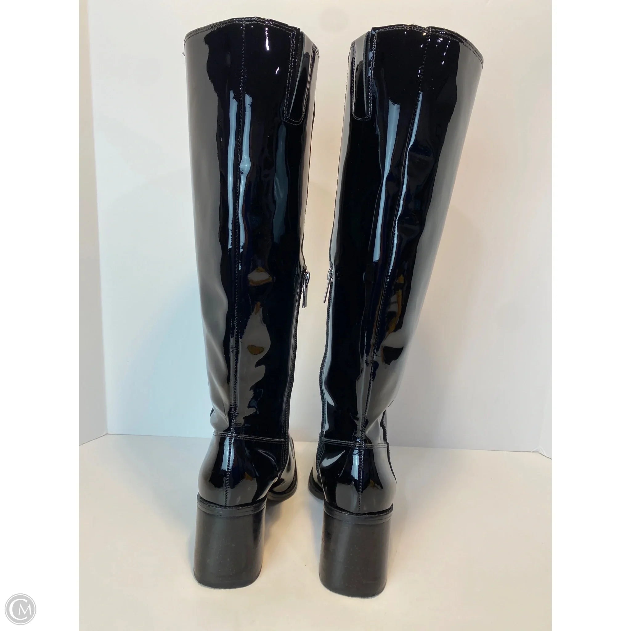 Boots Knee Heels By Vince Camuto In Black, Size: 7.5