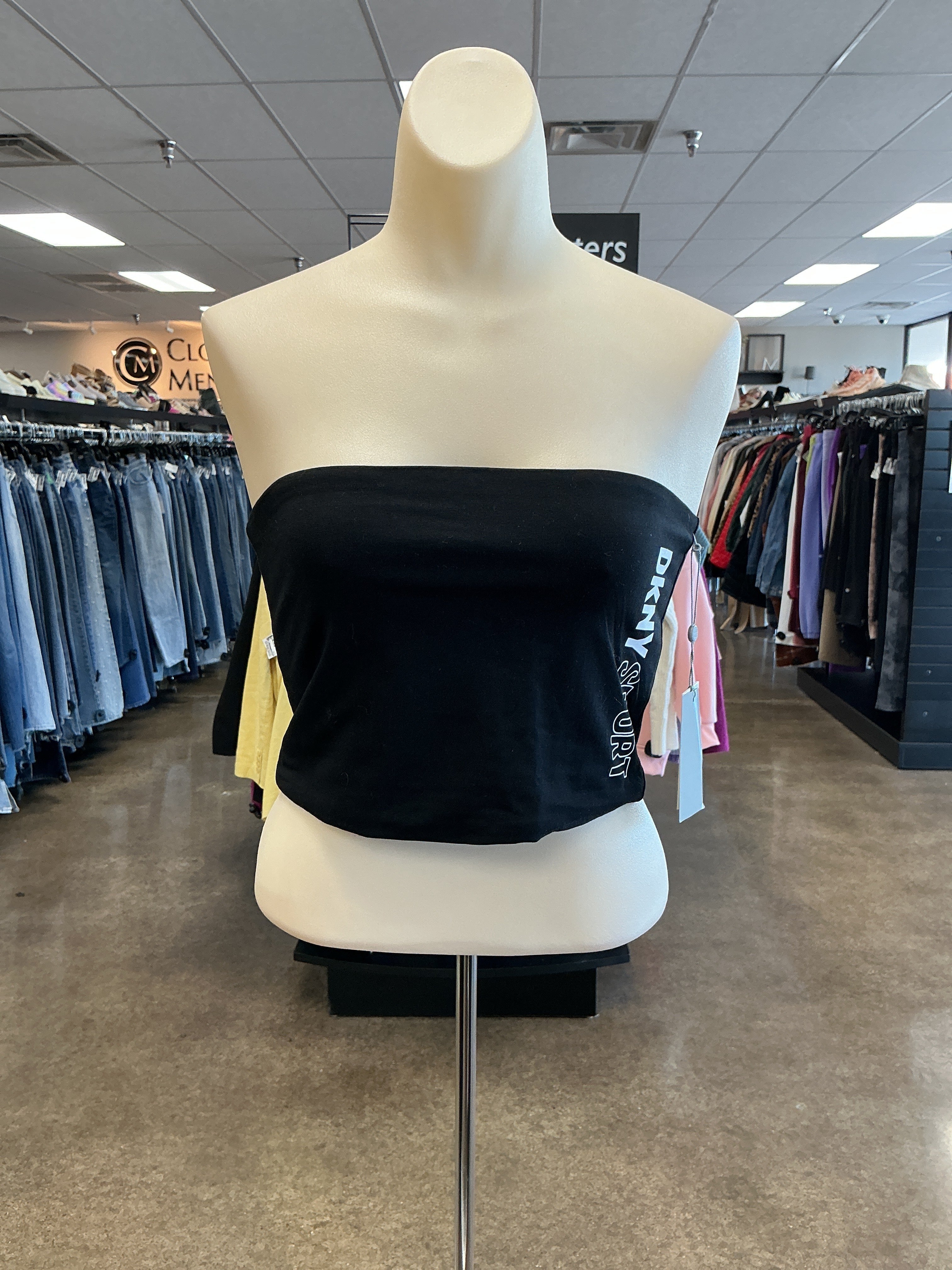 Athletic Tank Top By Dkny In Black, Size:S