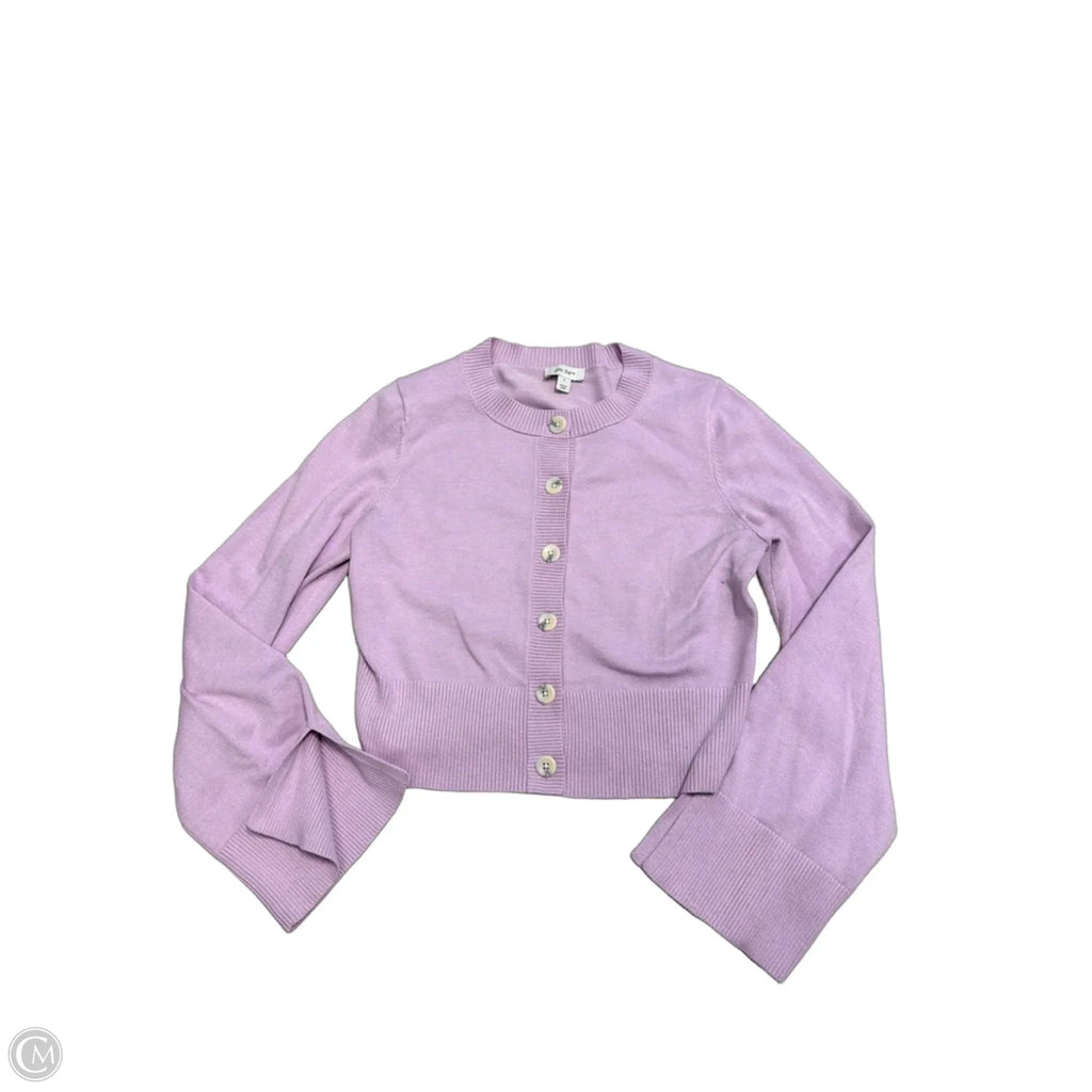 Sweater Cardigan By On 34th In Purple, Size: S