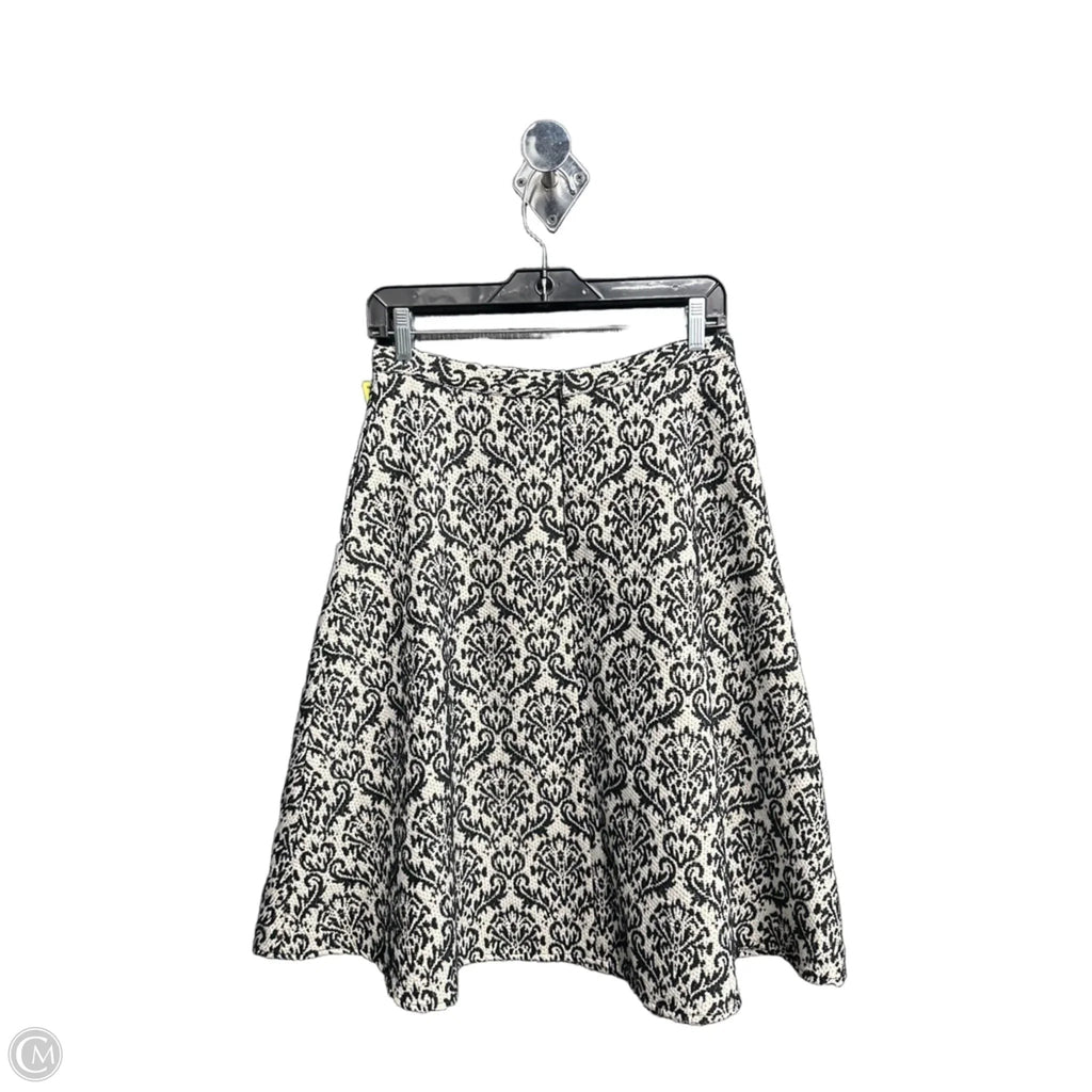 Skirt Midi By Gianni Bini In Black & White, Size: S