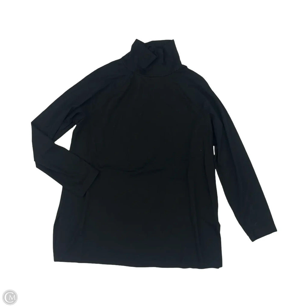 Top Long Sleeve By J. Jill In Black, Size: M