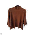 Sweater Short Sleeve By Kerisma In Brown, Size: Osfm