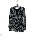 Top Long Sleeve By Lane Bryant In Black & White, Size: 1x