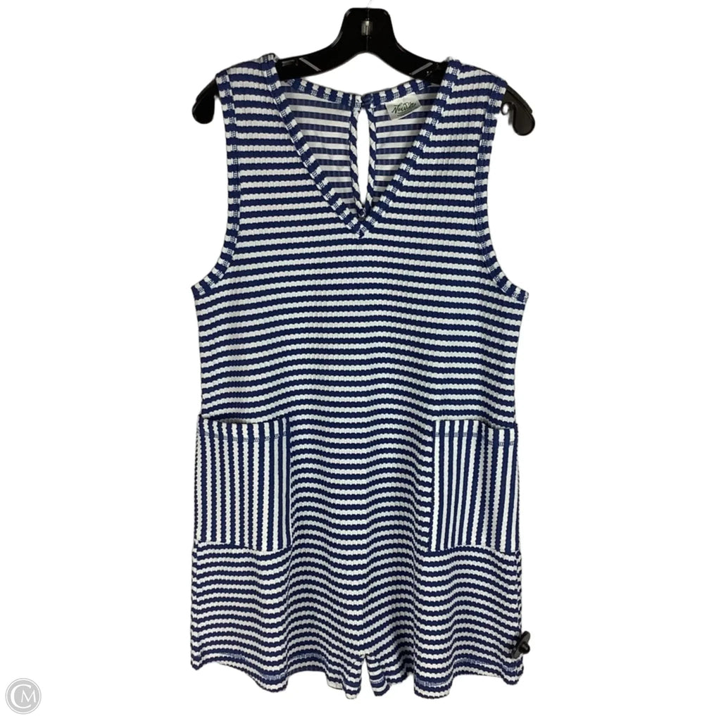 Romper By Clothes Mentor In Striped Pattern, Size: M