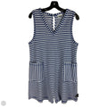Romper By Clothes Mentor In Striped Pattern, Size: M