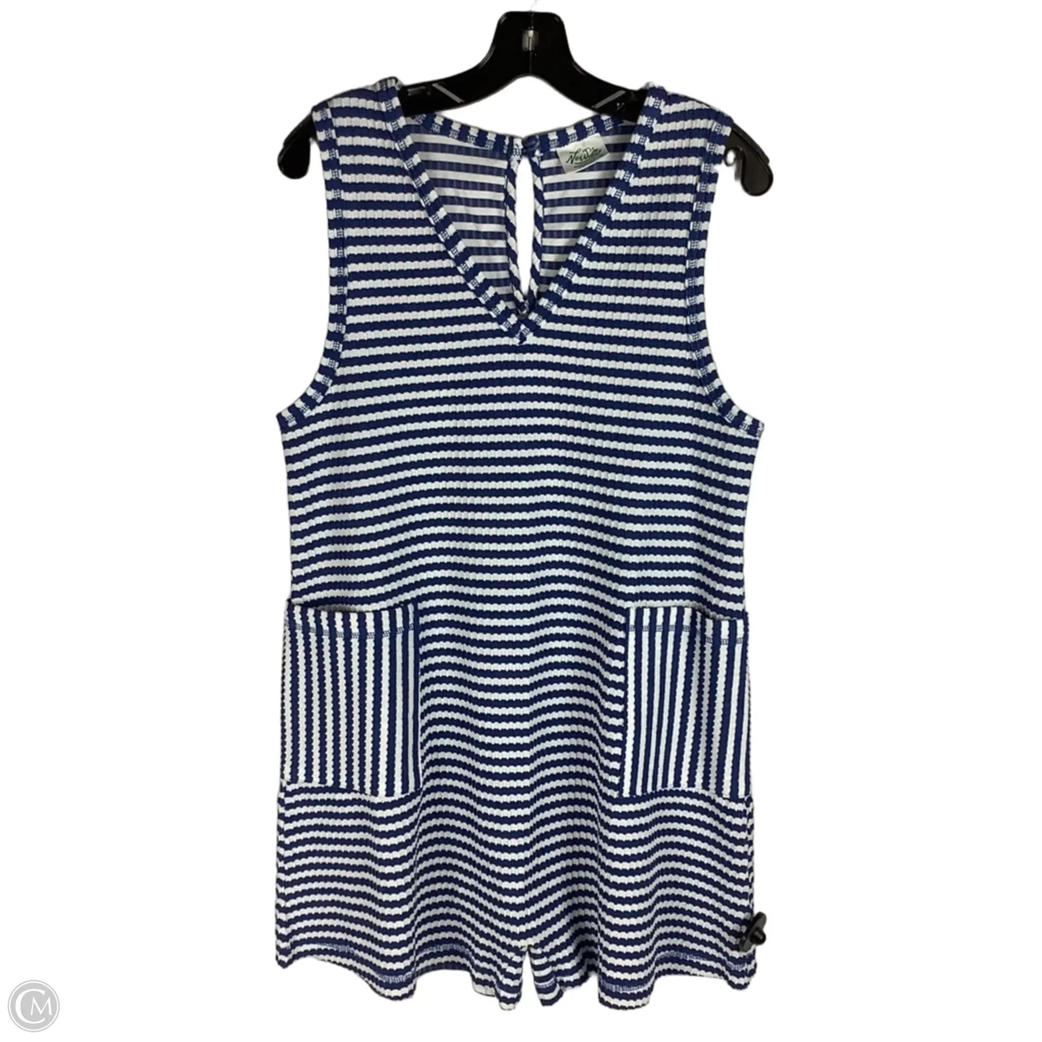 Romper By Clothes Mentor In Striped Pattern, Size: M