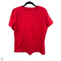 Top Short Sleeve Basic By A New Day In Red, Size: L