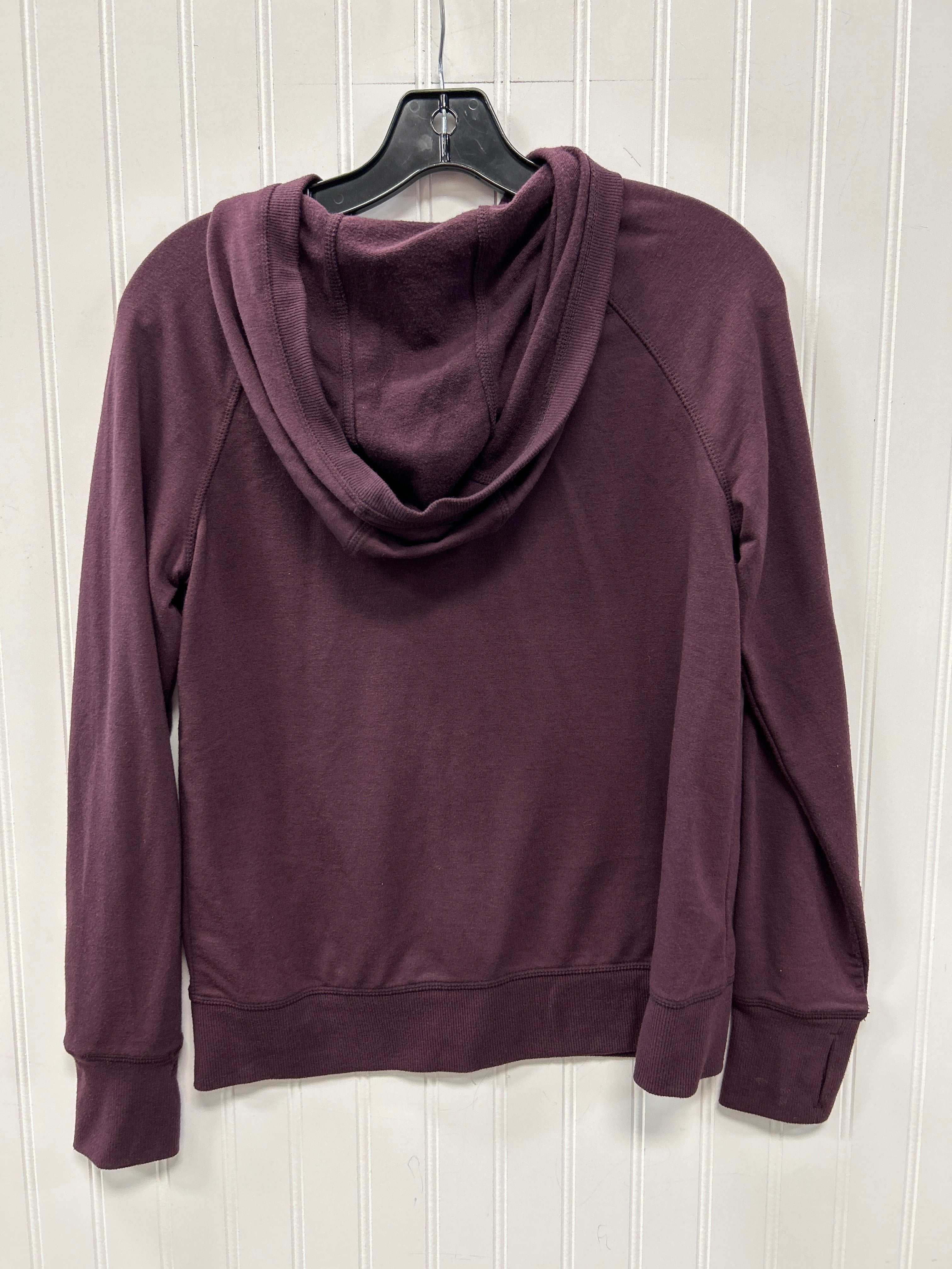 Athletic Top Ls Hoodie By 90 Degrees By Reflex In Purple, Size:S