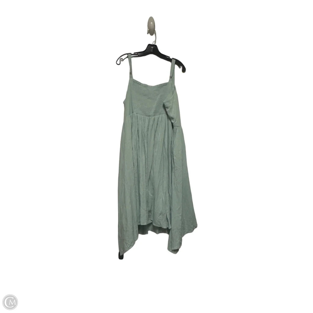 Dress Casual Midi By Torrid In Green, Size: 3x