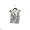Top Sleeveless By Abercrombie And Fitch In Blue & Cream, Size: S