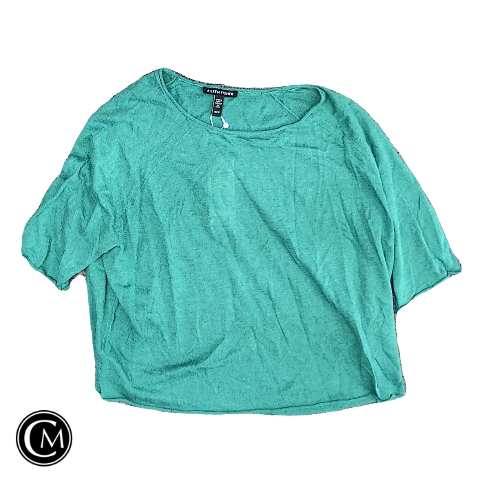 Top Ss Basic By Eileen Fisher In Green, Size: Xs