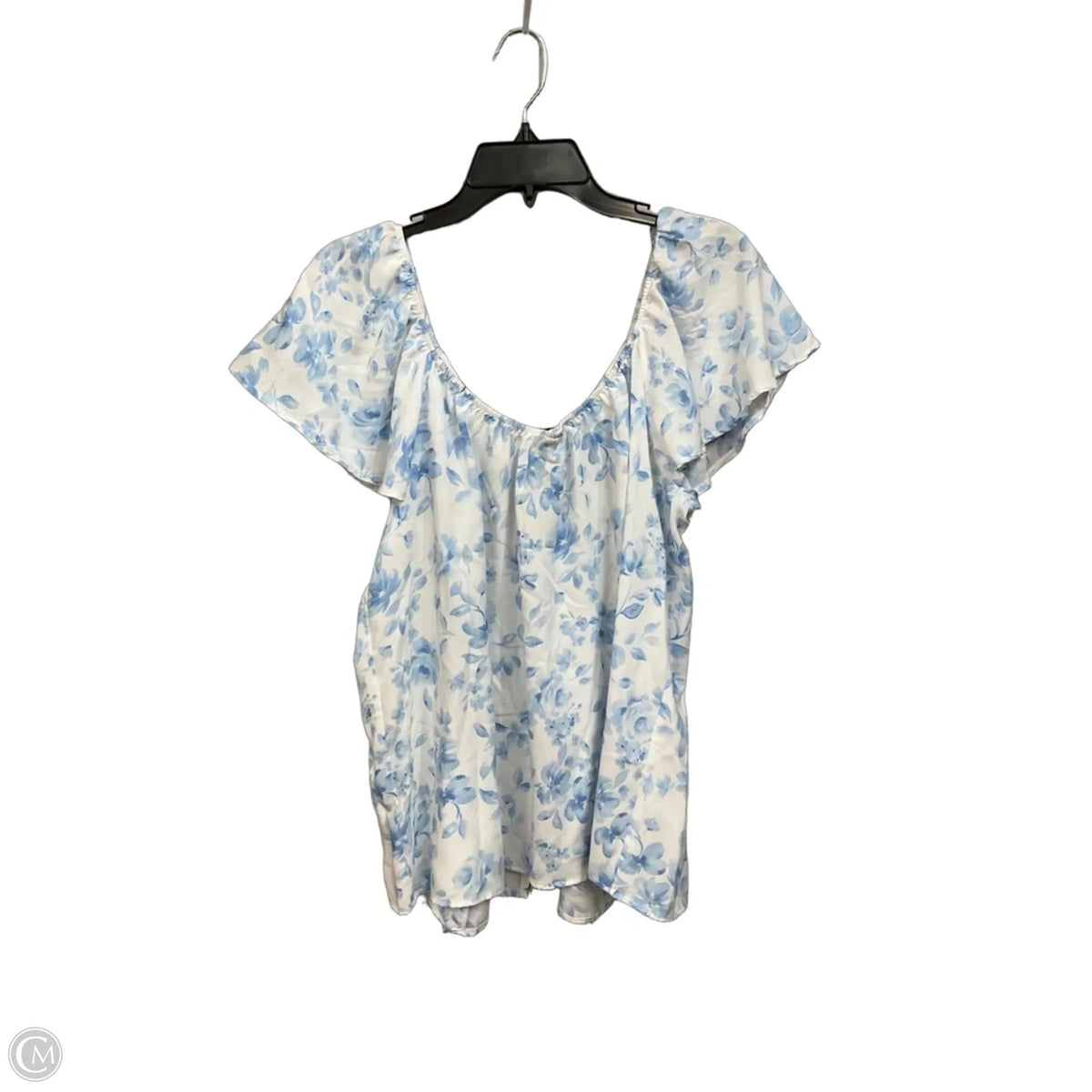 Top Short Sleeve By Torrid In Blue, Size: L