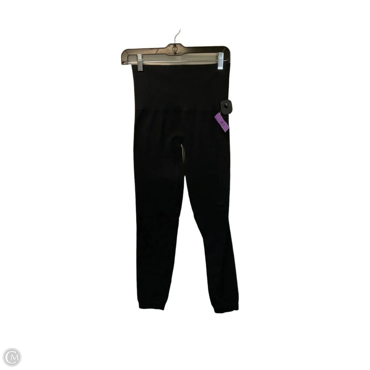 Athletic Leggings Capris By Spanx In Black, Size: L