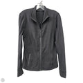 Athletic Jacket By Lululemon In Black, Size: 12