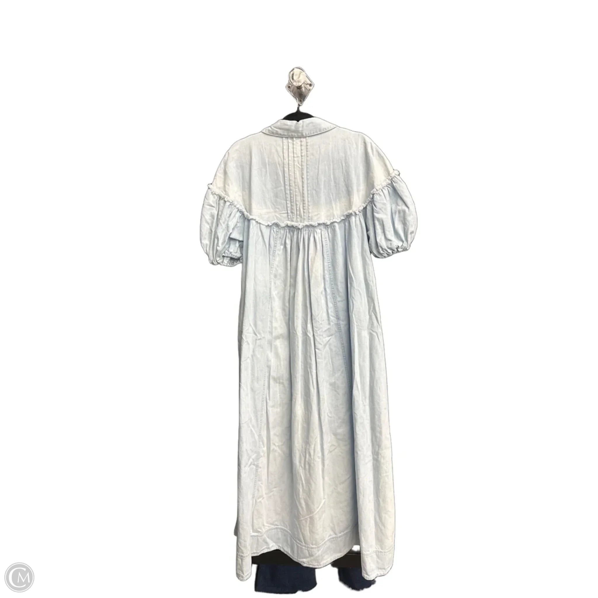 Dress Casual Maxi By Free People In Blue Denim, Size: S
