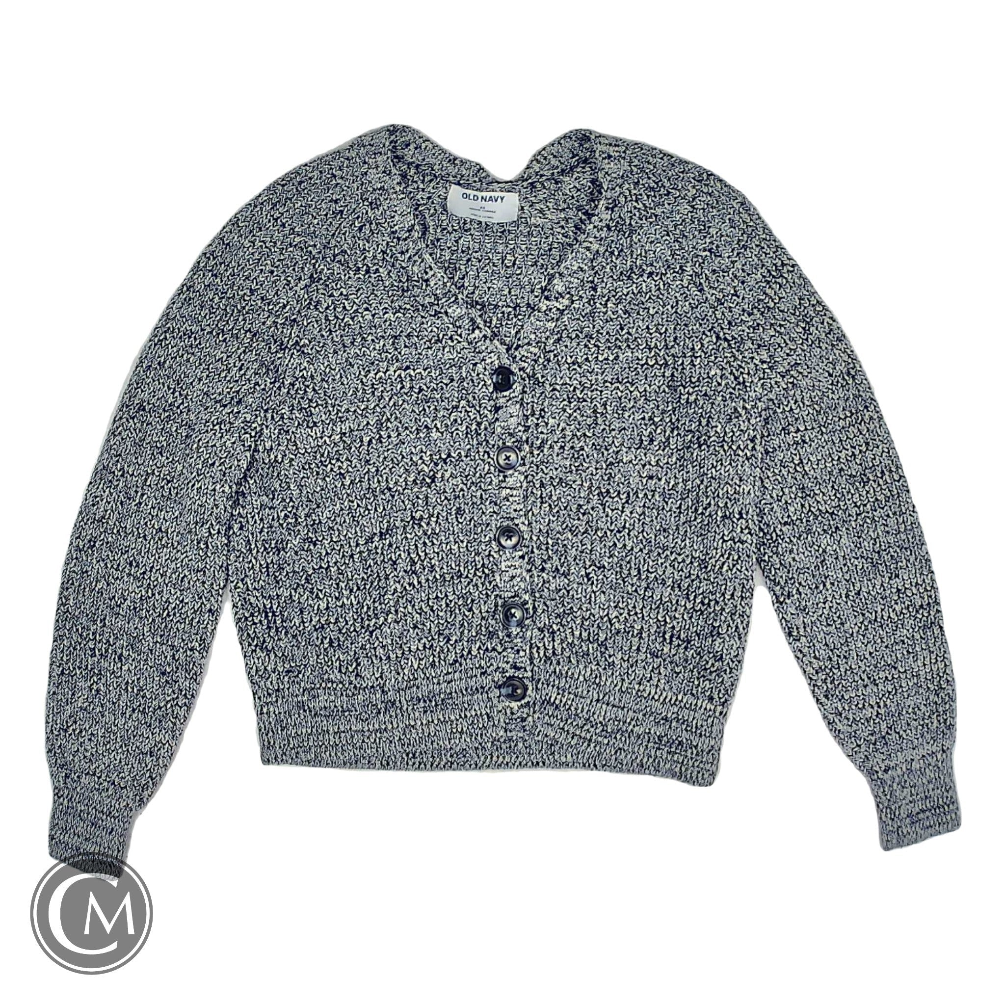 Sweater Cardigan By Old Navy In Navy, Size: Xs