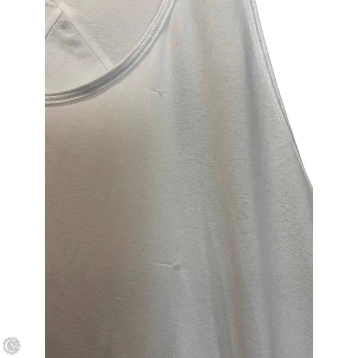 Athletic Tank Top By Lululemon In White, Size: M