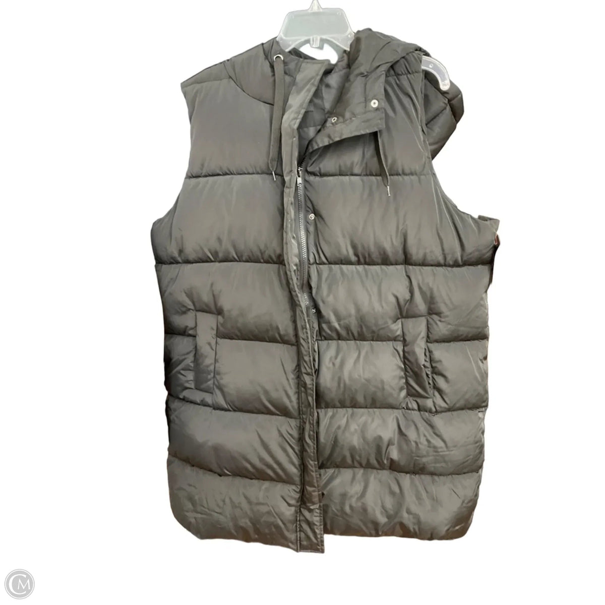 Vest Puffer & Quilted By Ellos In Black, Size: 1x