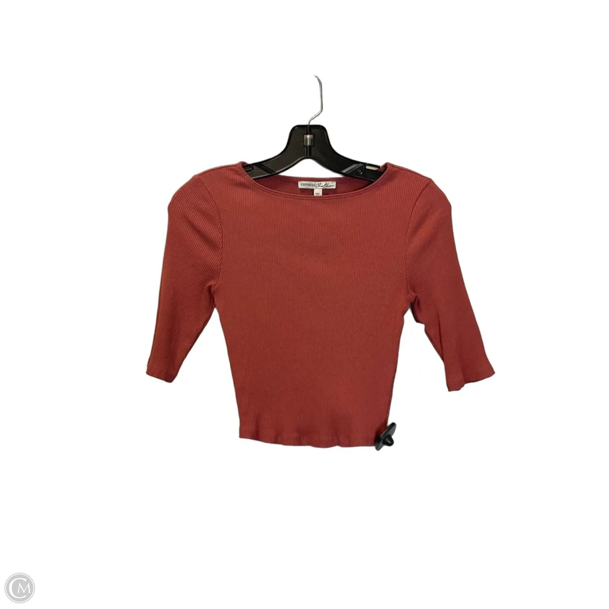 Top Short Sleeve By Express In Red, Size: Sp