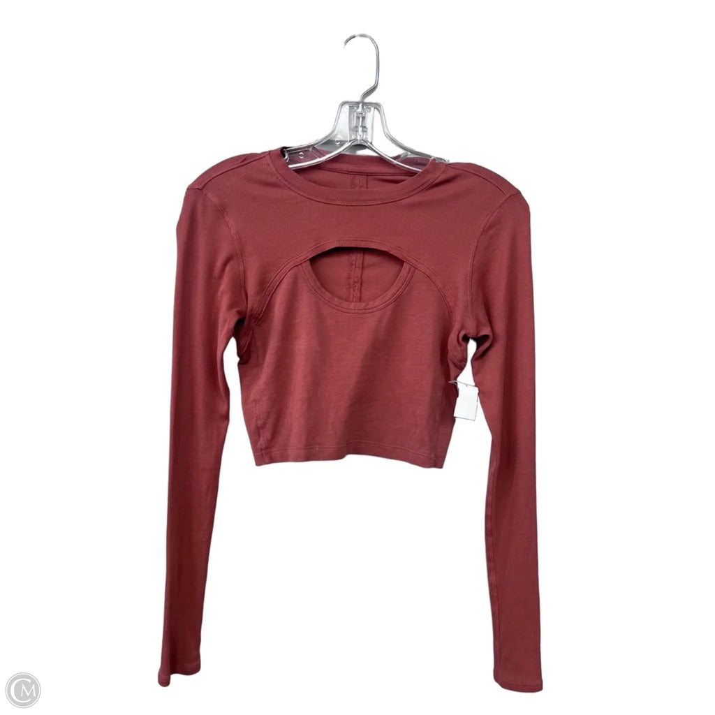 Top Long Sleeve By Lululemon In Brown, Size: S