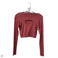 Top Long Sleeve By Lululemon In Brown, Size: S