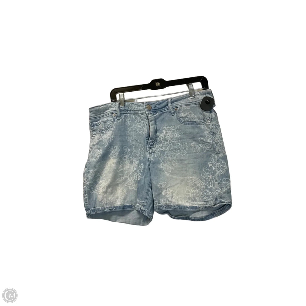 Shorts By Seven 7 In Blue Denim, Size: 14
