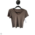 Top Short Sleeve Basic By A New Day In Brown, Size: S