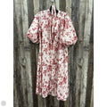 Dress Casual Midi By Banana Republic In Floral Print, Size: M