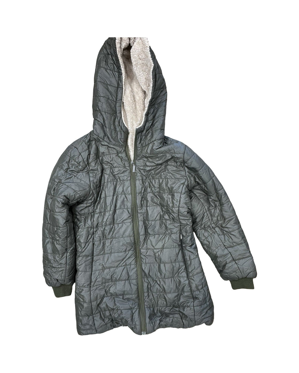 Coat Puffer & Quilted By Clothes Mentor In Green, Size:Xs